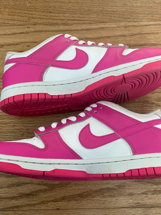 Nike Other - Nike Dunk Low Court Shoes Laser Fuchsia Youth Size 5 Style FB9109-102